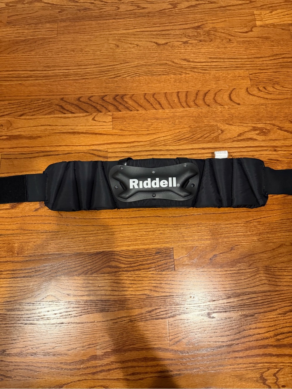 Riddell Kids Black Back Pad Belt - Youth Football Protection, Size M